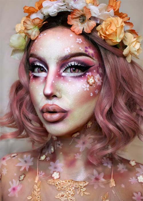 Peach Blossom Makeup.