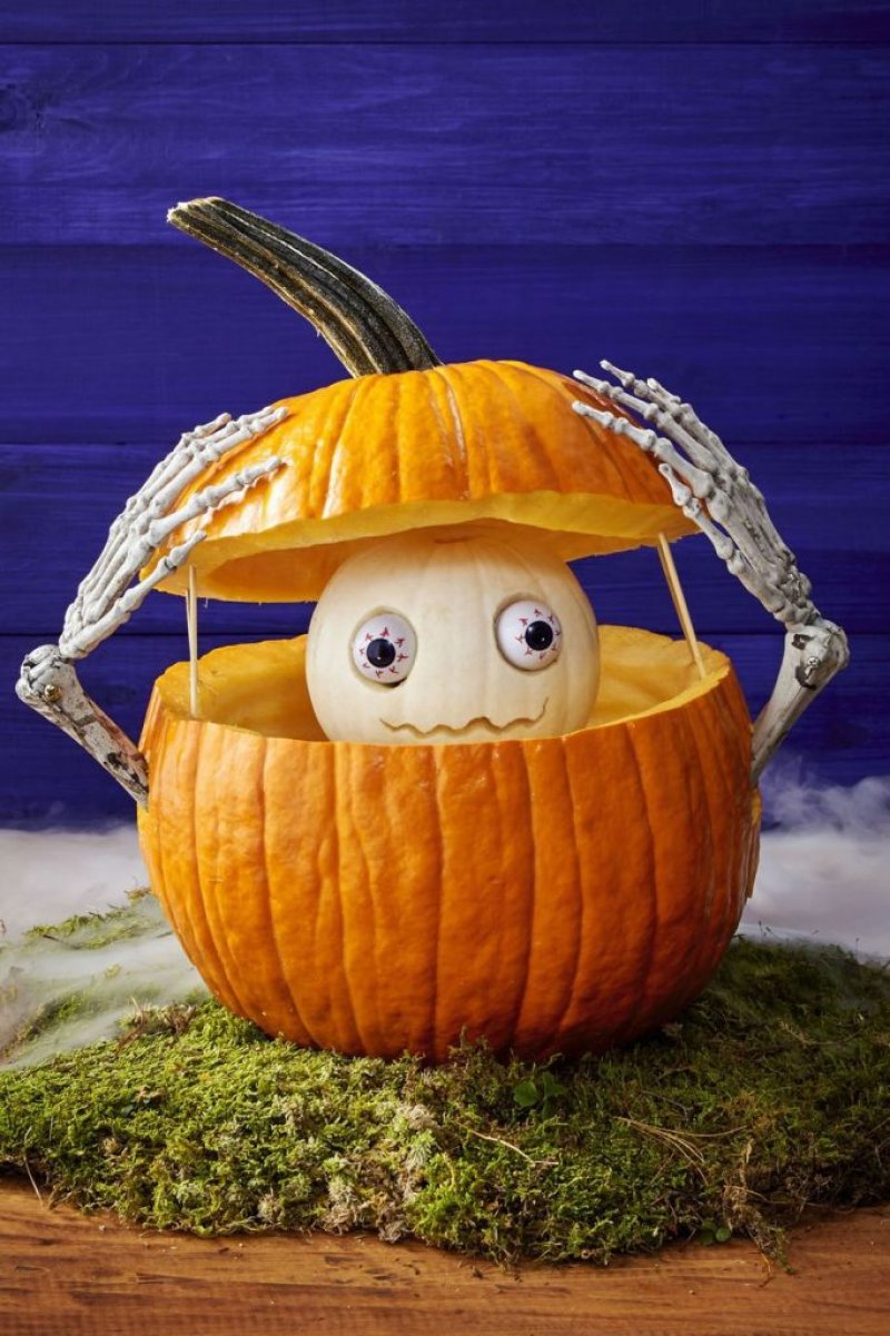 Peek-a-Boo Pumpkin.