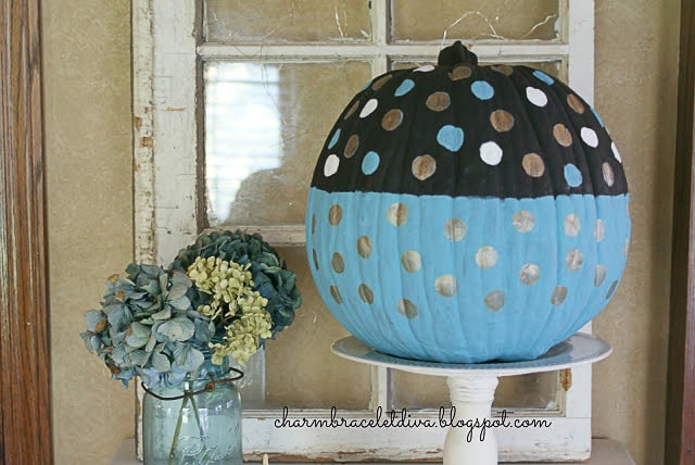 Polka Dot Pumpkins by Our Hopeful Home
