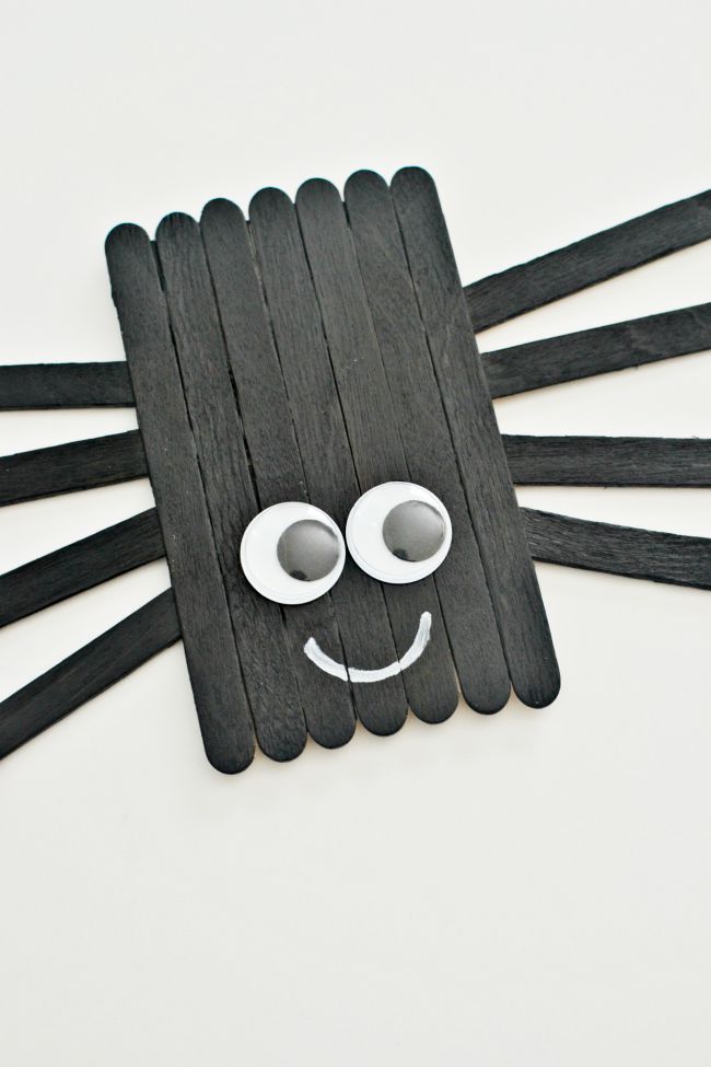 Popsicle Stick Spider – The Girls Life Blog