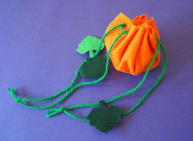 Pumpkin Treat Pouch.