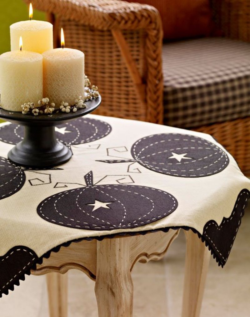 Sophisticated Pumpkin Tablecloth.