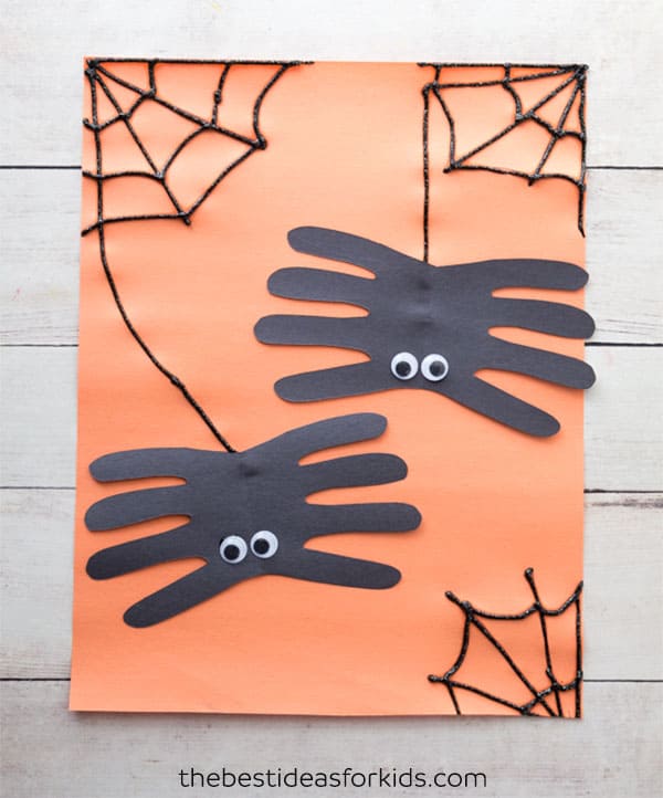 Spider Handprint via The Best Ideas For Kids