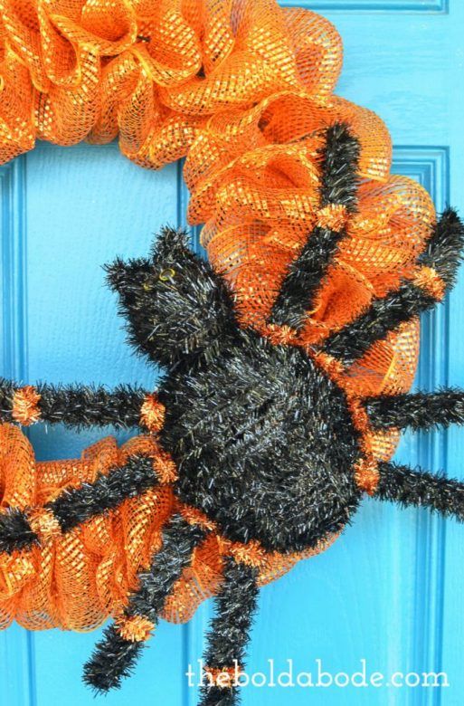 Spiders Web Halloween Wreath – The Bold Abode