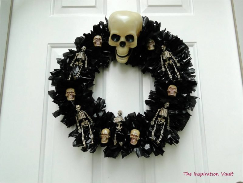 Spooky Skeleton Wreath from The Inspiration Vault