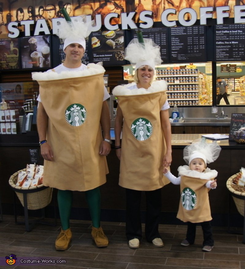 Starbucks family Halloween costume