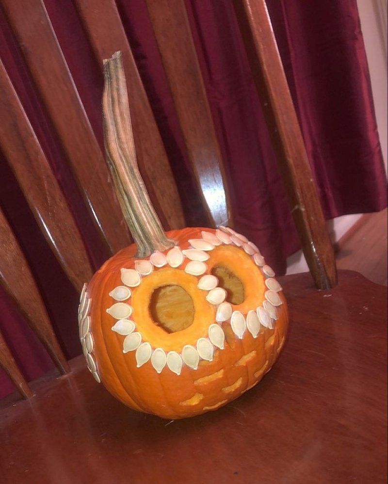 Super cute pumpkin!
