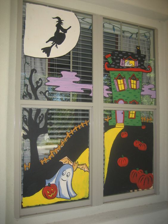 60 Halloween Window Décor Ideas to Allow the Halloween Fun