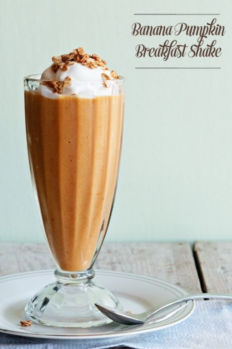 Banana Pumpkin Breakfast Shake