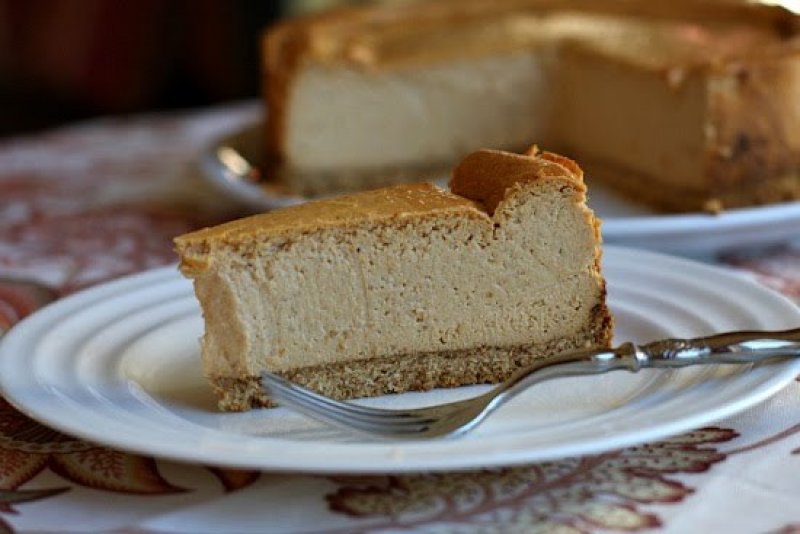 Low Fat Pumpkin Cheesecake