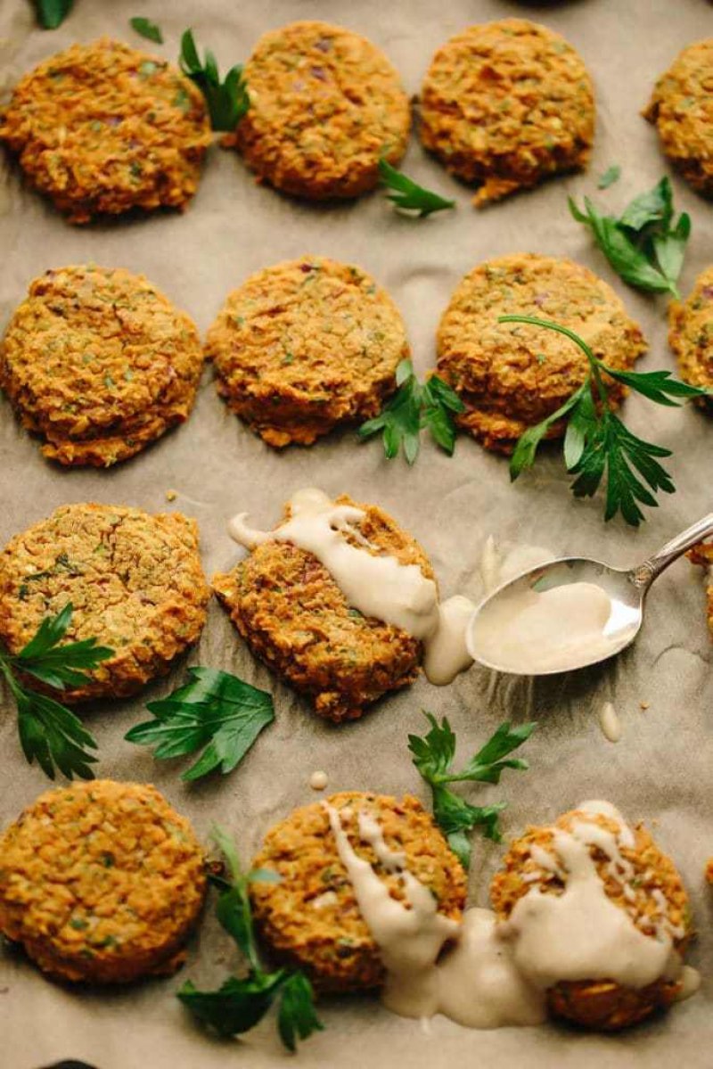 Pumpkin Lentil Falafel