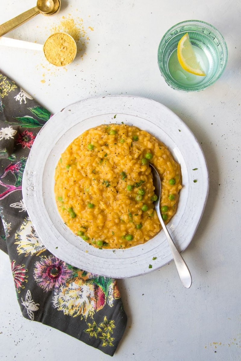 Pumpkin risotto from Eating by Elaine