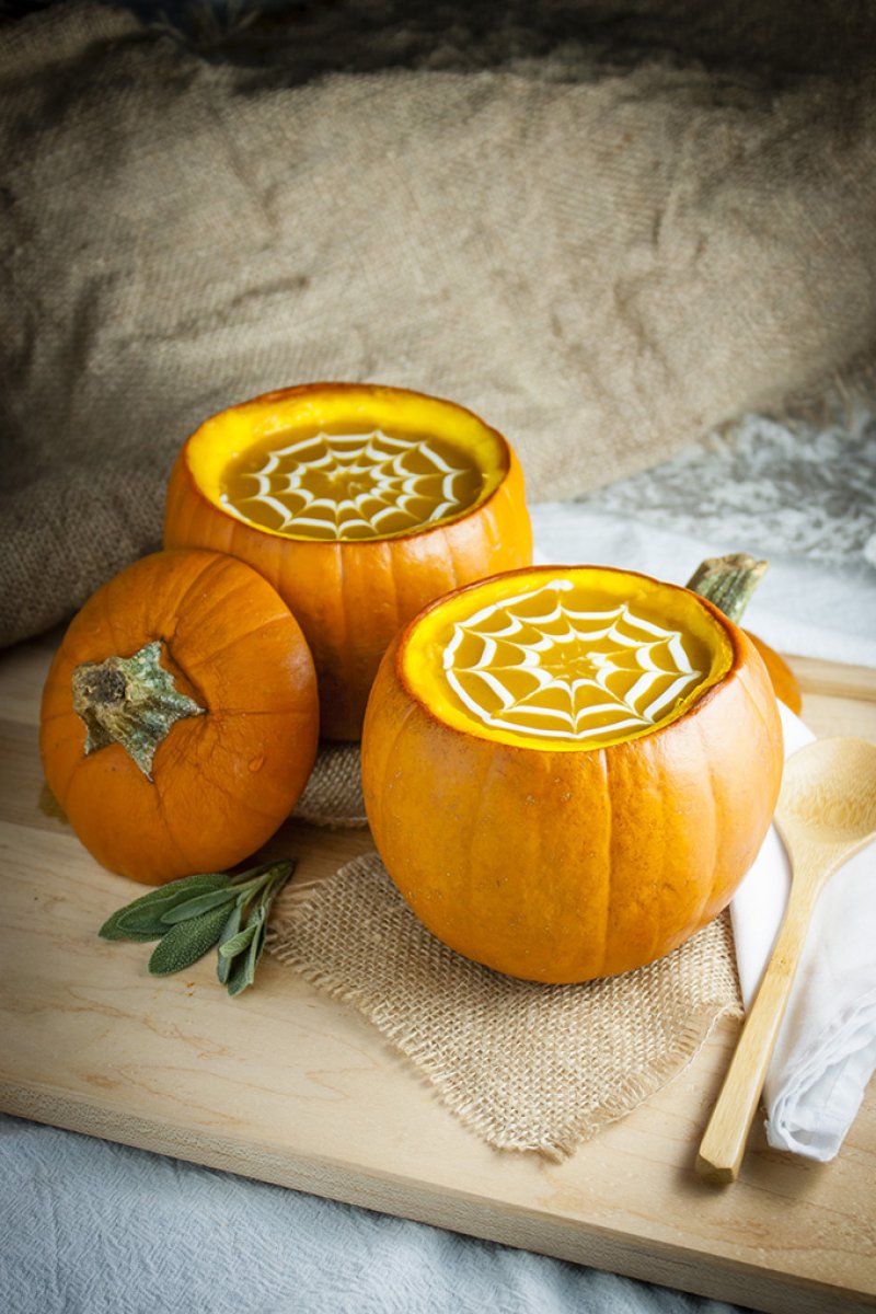 Pumpkin squash soup with sage by Home Sweet Jones