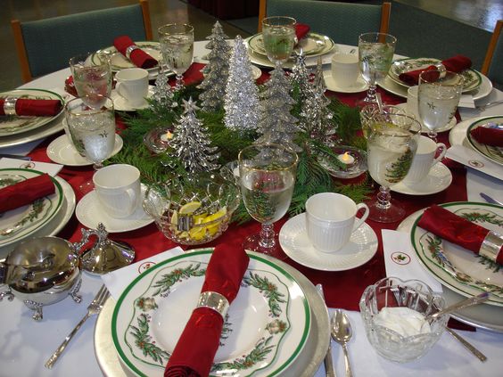 Advent Tea Table.