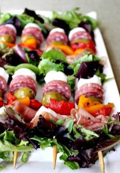 Antipasto Salad Kabobs