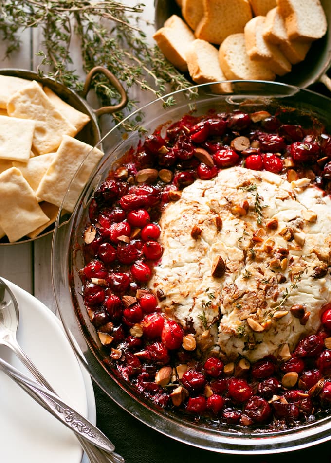 Baked Goat Cheese & Roasted Cranberries