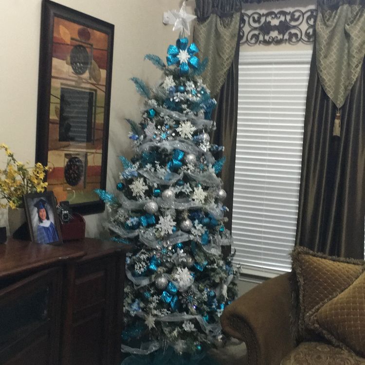 Blue and White Christmas Tree You'll Love.