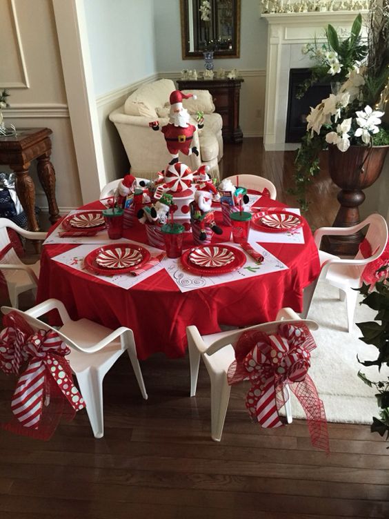 Children's Christmas Table.