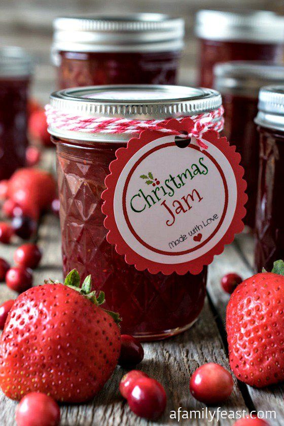 Christmas Jam with Strawberry and Cranberry