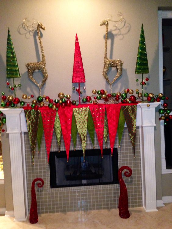 Christmas Mantel -Cheryl Coleman.