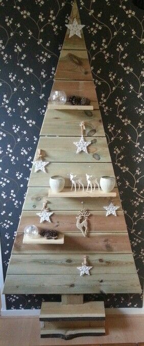 Christmas tree made of wood! DIY