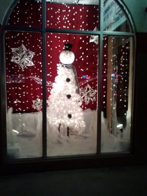 Christmas window display.