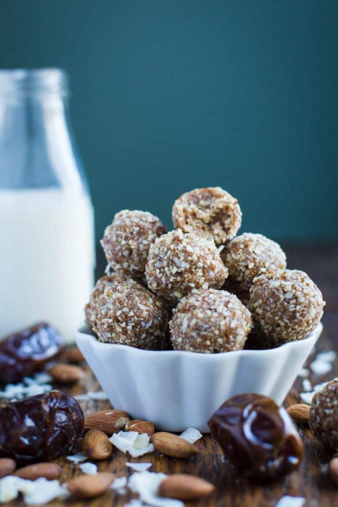 Coconut Almond Date Balls.