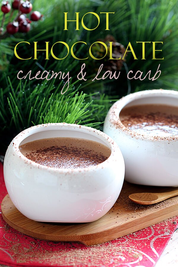 Creamy Low Carb Hot Chocolate.
