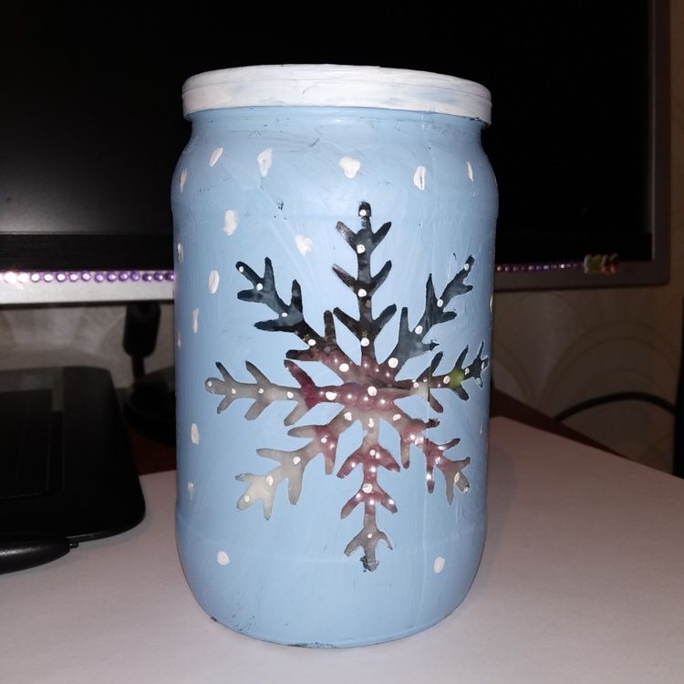 Easy Mason Jar Christmas Craft.