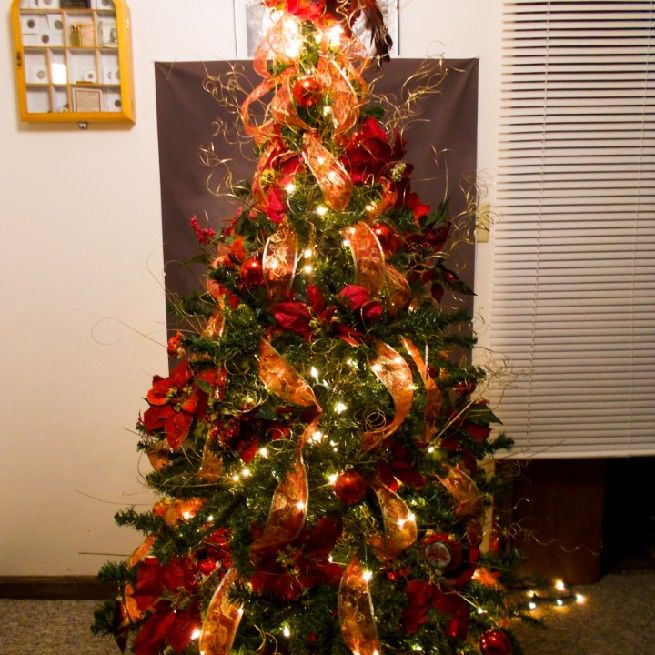 Get inspiration for your own Christmas tree decorating idea.