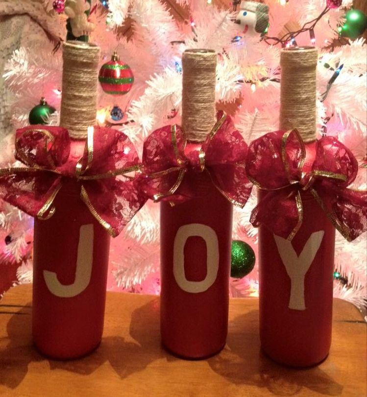 Gorgeous Wine bottle crafts!