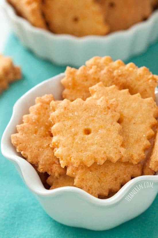 Homemade Cheese Crackers.