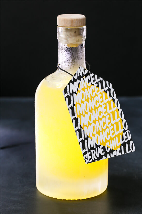 Homemade Limoncello