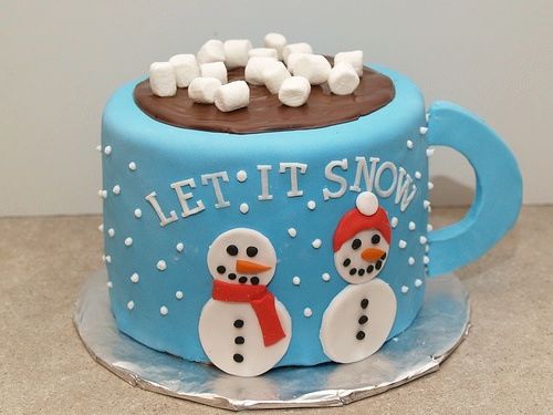 Hot Chocolate Comfort Cake.
