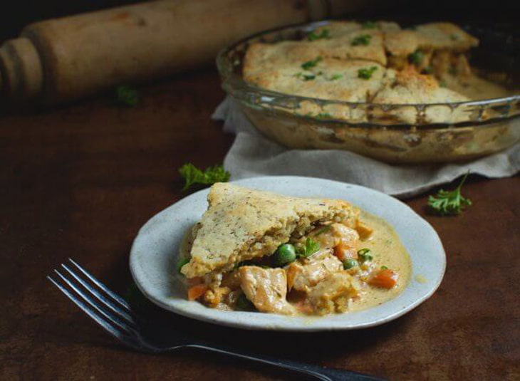 Keto Chicken Pot Pie.