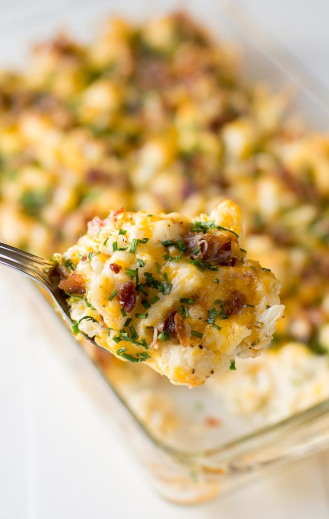 Loaded Cauliflower Casserole.