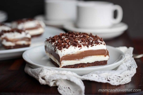 Low carb chocolate lasagna