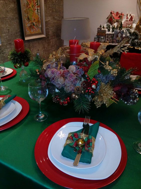 80+ Christmas table settings ideas that will make the grand spread look ...