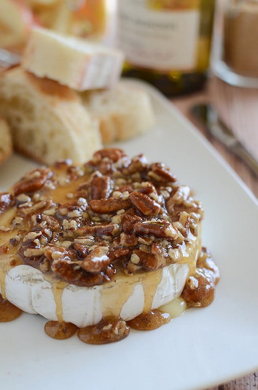 Maple Pecan Baked Brie