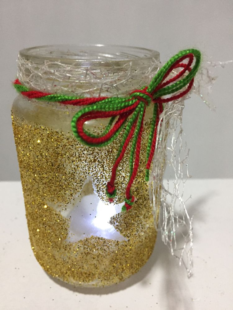 Mason Jar Christmas Craft.