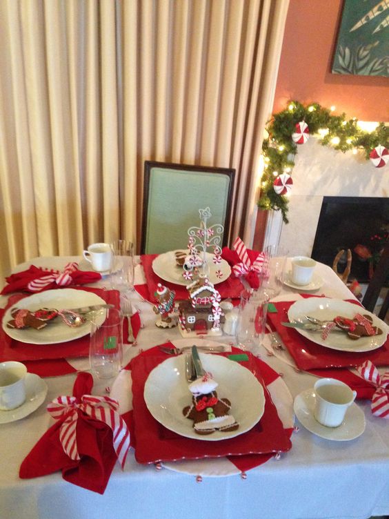 Most beautiful Christmas table setting.
