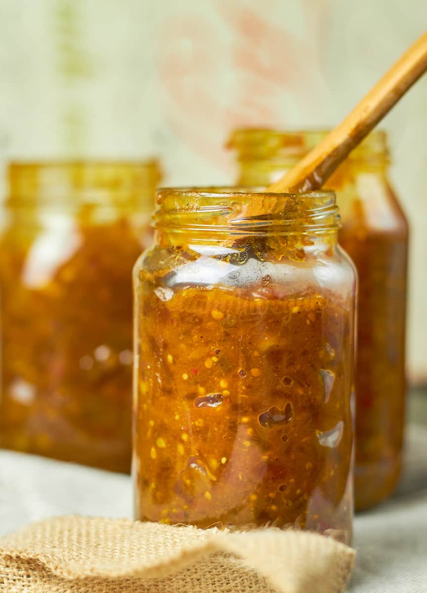 Mum’s tomato relish – Delightful Vegans