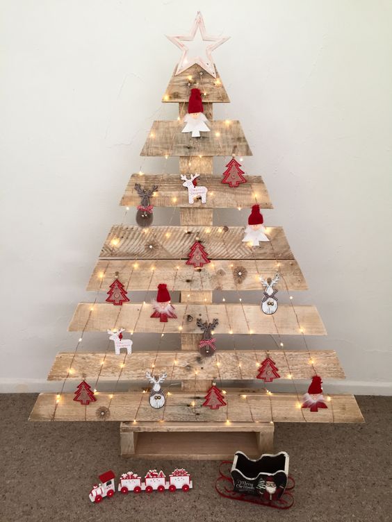 My pallet Christmas tree!