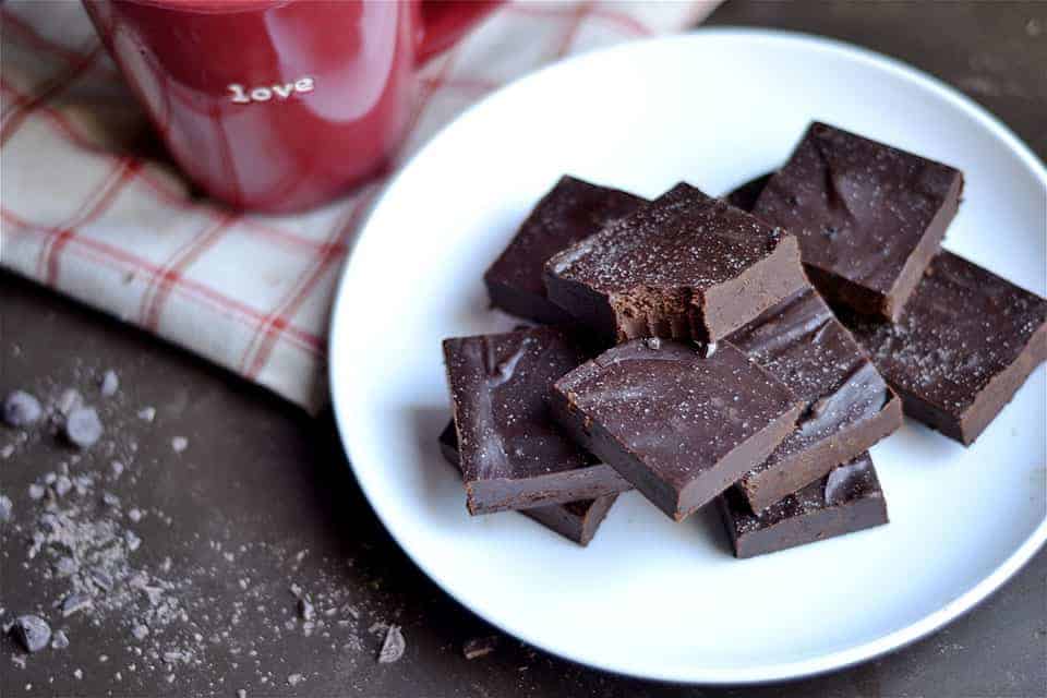 Peppermint mocha fudge – Wholesomelicious