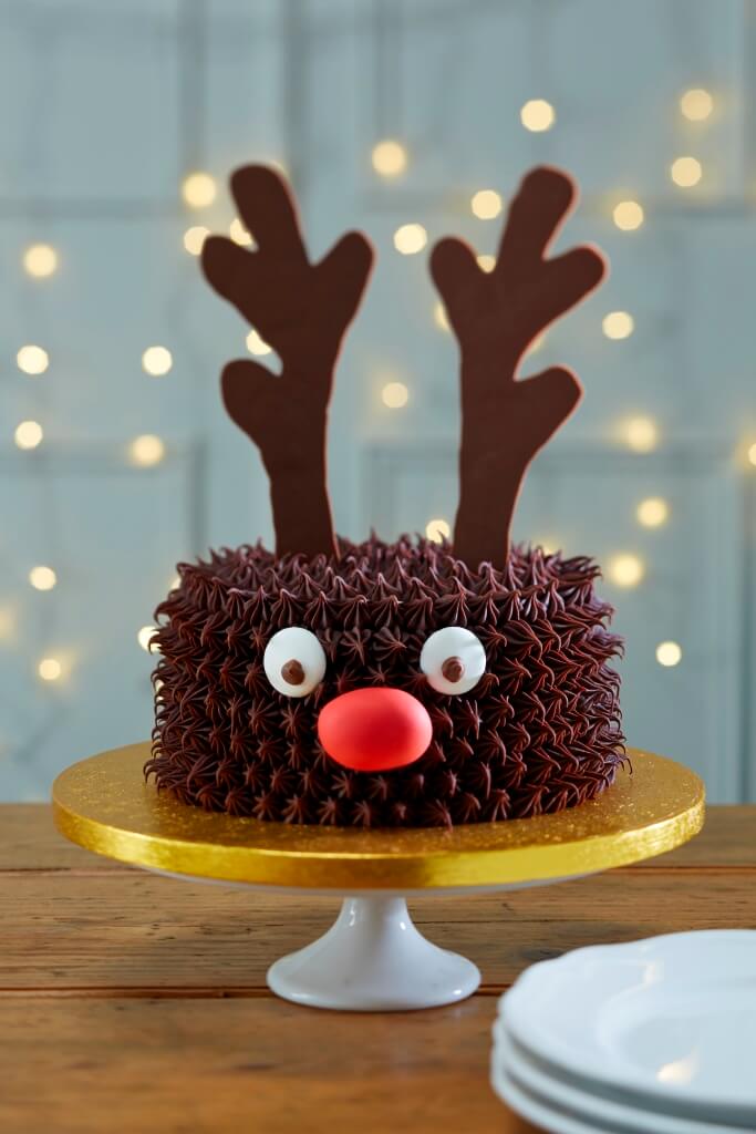 Reindeer Christmas cake by HobbyCraft