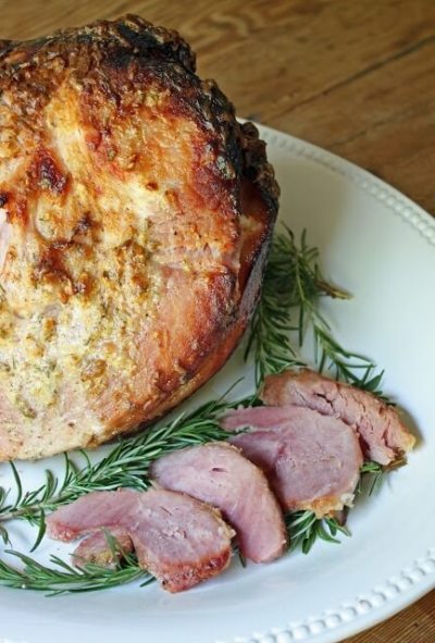 Rosemary & Mustard Crusted Baked Ham