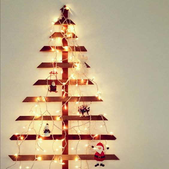 Rustic Wooden Christmas Tree.
