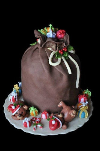 Santa Sack Cake.