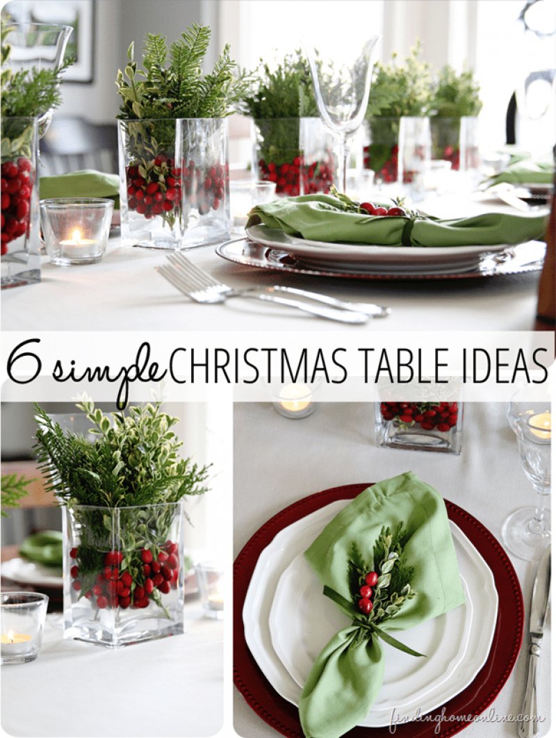 Simple Christmas Table from Finding Home