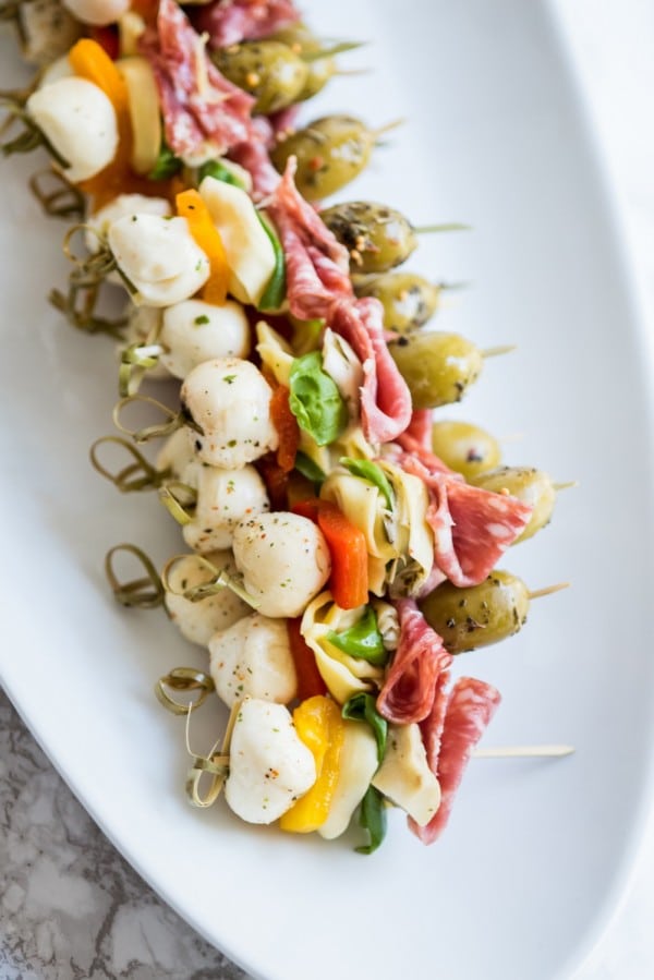 Skinny Antipasto Skewers